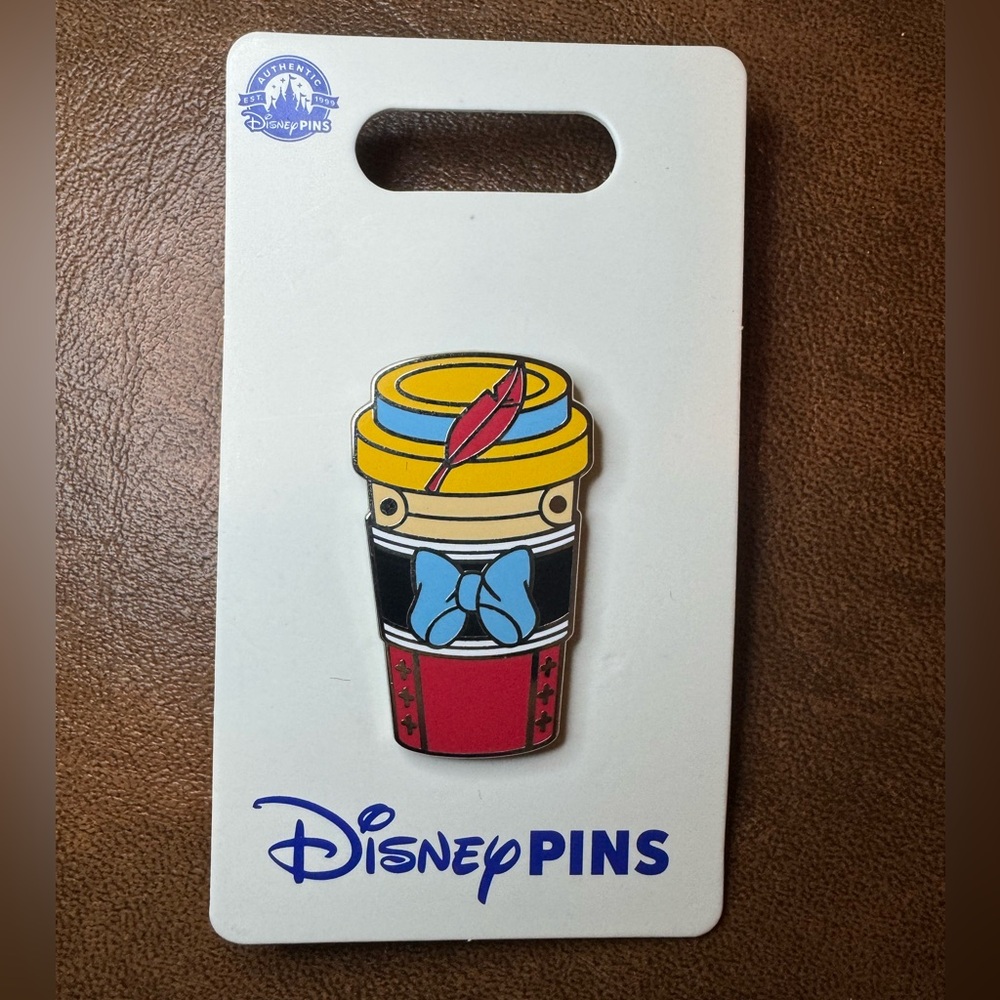 NWT Disney Parks Pinocchio Coffee Cup Pin.